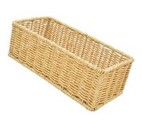 GALPADA Panier de Rangement Design Unique et Résistant Tressé en Pp pour Cuillères et Bouteilles de Condiments pour Table à Manger ou Hôtel