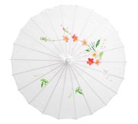 GALPADA Parapluie à Fleurs Classique en Soie et Bambou, Parapluie Huilé Décoratif pour Danse, Support Solide et Poignée Lisse, pour Décoration de Fête Plusieurs Styles