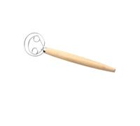 GALPADA Pâte en Acier Inoxydable Double Cercle, Batteur Manuel Facile à Nettoyer pour Œufs et Pâte, Cuisine Pâtisserie