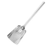 GALPADA Pelle à Charbon Fonte Épaisse avec Manche Long Outil Robuste pour Cheminée Barbecue Jardin et Cuisine Pelle à Cendres Multifonctionnelle Ergonomique pour Poêles et Foyers