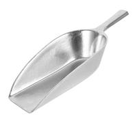 GALPADA Pelle à Fourrage Rétro en Aluminium Argenté Légère Surface Lisse, Pelle Ménagère Maison Jardin, Spatule à Riz Pratique