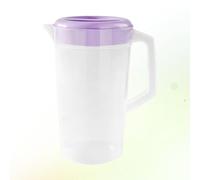GALPADA Pichet en Plastique Résistant Froid à Eau Froide avec Couvercle Grosse Capacité lors de Fêtes ou Piscine pour Jus et Lait Réutilisable