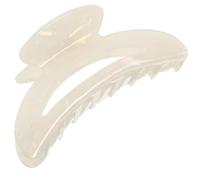 GALPADA Pince à Cheveux à Griffe Effet Marbre Pince à Cheveux Géante Beige en Feuille D’acétate Facile à Utiliser pour Femmes et Adolescentes Coiffure Banquets Cuisine