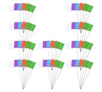 GALPADA Piquets de Marquage Sol PVC 50pcs Multicolores pour Levés et Bornage dans Espaces Sportifs et Jardinage