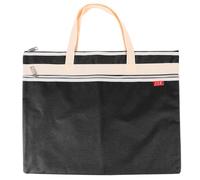 GALPADA Pochette de Rangement pour Œuvres d'art A3 en Toile Noire Fermeture Éclair Latérale, Recyclable et Lavable, pour Transporter Dessins et Documents