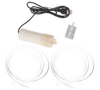 GALPADA Pompe Submersible Portable en Plastique 1 Set pour Puisard de Piscine et Aquarium, 5v, 1,5a, pour Éliminer L'eau Stagnante sur Balcon ou Terrasse