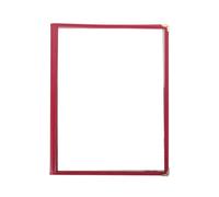 GALPADA Porte-menu PVC A4 Transparent Réutilisable pour Bar Café | Protège Taches, Résiste à L’eau L’huile, pour Listes de Prix et Cartes