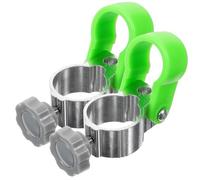 GALPADA Porte-Parapluie Pliant en Alliage D'aluminium pour Pêche, Support Décoratif et Pratique, Lot de 2 Pièces pour Accessoires de Pêche en Extérieur
