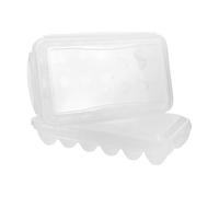 GALPADA Porte-Œufs Empilable Lot de 2 Boîtes à Œufs 18 Compartiments en Plastique Transparent Couvercle pour Rangement la Cuisine et Réfrigérateur