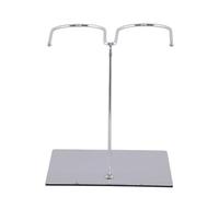 GALPADA Présentoir à Bottes Design Bords Lisses Spécial en Acier Inoxydable Argenté Résistant Déformation, pour Rangement Élégant en Magasin ou Intérieur