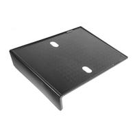 GALPADA Présentoir L en Plastique Ps Base Stable et Support Incliné, Porte-affiche Transparent pour Menus et Étiquettes, pour Cafés et Restaurants