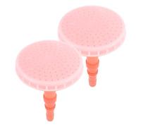 GALPADA Pulvérisateur de Tuyau D'arrosage en Pp Orange 2 Pièces Bec Verseur Doux et Conception Structurelle Raisonnable pour Arrosage Jardin et Potager