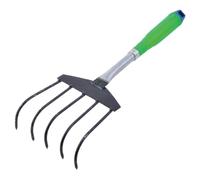 GALPADA Râteau à Main Outil de Fouille pour Coquillages et Sable 5 Dents en Acier Inoxydable pour Creuser et Ramasser Palourdes Couleur Aléatoire la Plage