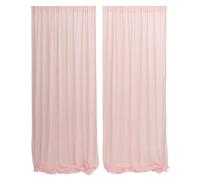 GALPADA Rideaux Organza 2 Pièces 200x160 cm en Fil de Fond pour Fête, Décoration de Chaises de Mariage Réutilisable et Facile à Retirer