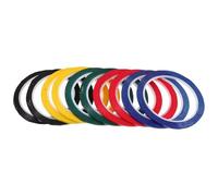 GALPADA Ruban Adhésif de Signalisation sans Joint 3mm X 50m pour Bureau, Plastique Ultra-fin Résistant à L'huile, 10pcs, pour Identification et Positionnement sur Table