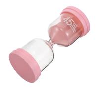 GALPADA Sablier Verre Rose 45 Base Antidérapante et Utilisation Facile, Minuterie pour Sauna, Spa, la Cuisine et Restaurant
