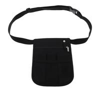 GALPADA Sacoche de Ceinture Utilitaire Femme en Tissu Oxford Noir avec Boucle Réglable, Poche Pratique pour Jardinage et Mécanique, Confort pour Outils