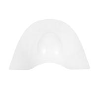 GALPADA Siège de Toilette Adulte en Plastique Transparent, Facile à Nettoyer, Protection Anti-éclaboussures pour Salle de Bain et Toilettes