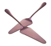 GALPADA Spatule Triangulaire à Tarte Multifonction en Acier Inoxydable 2 Pcs Facile à Couper et Servir, Pâtisserie Préparation de Pizza