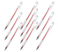GALPADA Stylo Marqueur Imperméable Rouge pour Maquillage Précis, Plastique Solide, Lot de 10pcs pour Marquage Permanent des Sourcils
