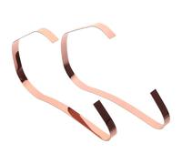 GALPADA Support à Chaussures Lot de 2 Pièces en Acier Inoxydable Or Maintien et Présentation Élégante des Chaussures pour Talons Hauts Pratique pour Boutique