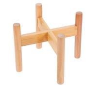 GALPADA Support à Plantes D'intérieur en Bois Moderne pour Pots de Fleurs, Design Gain de Place, Balcon ou Salon, Support D'angle Simple et Élégant