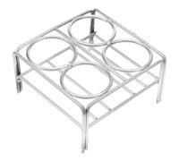 GALPADA Support de Creuset et Manipulation D'échantillons pour Réactions Chimiques en Fil de Nickel-chrome Quatre Trous Support Sécurisé Haute Température pour Laboratoire