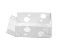 GALPADA Support de Fixation Blanc en Métal Pom pour Stores et Tringles | Montage Latéral Haut, Design Discret, Usage Maison ou Installateurs, pour Cadres et Rails