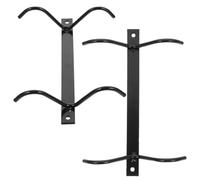 GALPADA Support de Tasse en Métal Noir 2pcs Robuste et Peu Encombrant, Porte-tasses sous Meuble pour Placard la Cuisine et Organisateur de Mugs Pratique