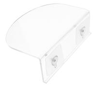 GALPADA Support Mural pour Pot de Fleurs Ventouse Forte en Acrylique Transparent, Étagère Élégante et Facile à Nettoyer pour Fenêtre ou Vitre