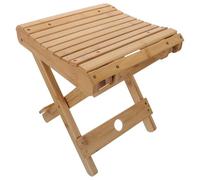 GALPADA Tabouret de Pêche Pliable en Bambou, Portable pour Camping et Plage | Surface Lisse, Usage Multifonction, Structure Solide et Compacte, Pratique en Sortie, Facile à Transporter