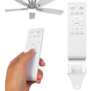 Galpada TéLéCommande Universelle pour Ventilateur De Plafond 433 MHz ContrôLeur De Vitesse À 6 Niveaux Et Minuterie 1/2/4 H Remplacement pour Plafonnier avec LumièRe Blanc