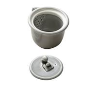 GALPADA Théière Décorative Japonaise en Céramique Filtre, Bouilloire Domestique Simple pour Infusion de Thé, Isolation des Résidus et Usage Quotidien