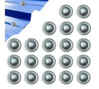 Galvalume - Capuchons de protection de toit, capuchons de protection étanches et antirouille en métal robuste pour vis de toiture, protection de fixation et blindage contre les intempéries pour