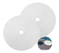 Galyon - Lot de 2 couvercles circulaires pour skimmer de piscine - Blanc - 21,4 x 18,6 x 2 cm - Accessoires pour piscine - Universel - Couvercle supérieur pour skimmer