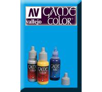Createx Vallejo – Peinture acrylique Game Color – Gris acier mat – Flacon 18 ml avec compte-gouttes