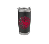 Game of Thrones Targaryen Sigil Logo Gobelet isotherme en acier inoxydable double paroi