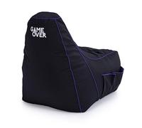 Game Over Mini Fauteuil Pouf de Jeu pour Enfants 8-Bit | Salle de Jeux Intérieure Fauteuil Gamer | Poches Latérales pour Manettes | Support de Casque | Conception Ergonomique (Peau de Dragon)