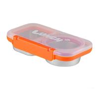 Gamelle Chauffante 24V Camion 100W - Boite Repas Acier Étanche pour Chauffeurs(Orange)