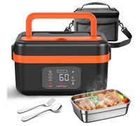 Gamelle Chauffante Électrique Sans Fil - Lunchbox Gamelle Chauffante Électrique Portable, Boîte À Lunch Chauffante Isotherme Chaud