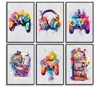 Gamer Posters Jeu Vidéo Déco,Affiche de Jeu, Decoration Murale Chambre Gaming, Art Toile Peinture Photo Chambre 30x40cm sans Cadre
