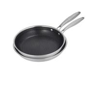 Gam'Hotel - Set de 2 poêles 24/28cm triplex - ""BlackSteel""