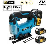 Gami - scie sauteuse électrique sans balais, 26mm, 3500 tr/min, multifonction, vitesse continue, outil électrique pour le travail du bois, broche de batterie 18V 1 Battery