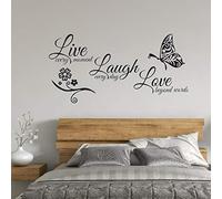 GaminAdhésif Devise Sticker Mural Chambre Salon Sticker Home Décog Sticker Mural Mur 30 × 5 × 5 Adhésif Sticker Mural Chambre Salon Sticker Décoration de La