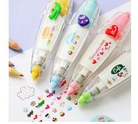 Gamloious Ruban correcteur de Bande dessinée Autocollants Amour Stylo Artisanat Scrapbook Articles de Papeterie et de décoration Scrapbooking Bricolage masquage Cadeau Enfants de Bande Vert