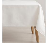 GAMUSI Nappe Anti-Taches géométrique Line Blanc 140 x 300 cm
