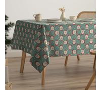 GAMUSI Nappe Noel rectangulaire Anti-Taches Père Noël 160x240 cm