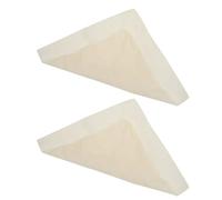 GANAZONO 2 Pièces Étamine Alimentaire Réutilisable en Tissu Blanc pour Filtrer Tofu et Lait de Soja, Facile à Nettoyer, pour Friteuses à Air et Cuiseurs Vapeur