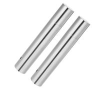 GANAZONO 2 Pièces Tube de Rangement Acier Inoxydable pour Brochettes de Barbecue Design Cylindrique Élégant Portable et Polyvalent Support Pratique pour Piques à Brochettes et Accessoires