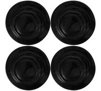 GANAZONO 4 Caches-écrous Universels pour Ventilateurs 12/14/16 Pouces, en Plastique Noir, Remplacement Facile, pour Camping et Usage Domestique